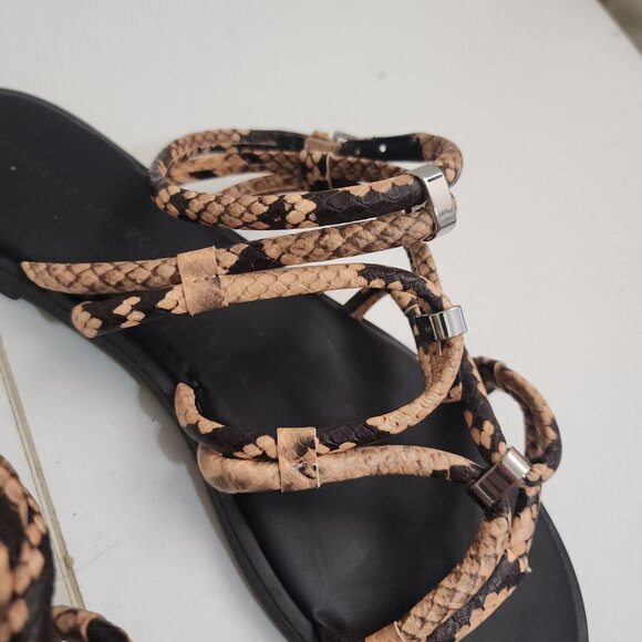 Rebecca Minkoff Sarle Strappy Sandal Rosewood Women's Size 8.5 - Picture 5 of 16